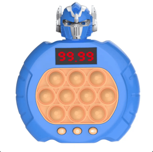 GigglesnGrins Blue and Coral (robot) POP-IT FIDGET TOY