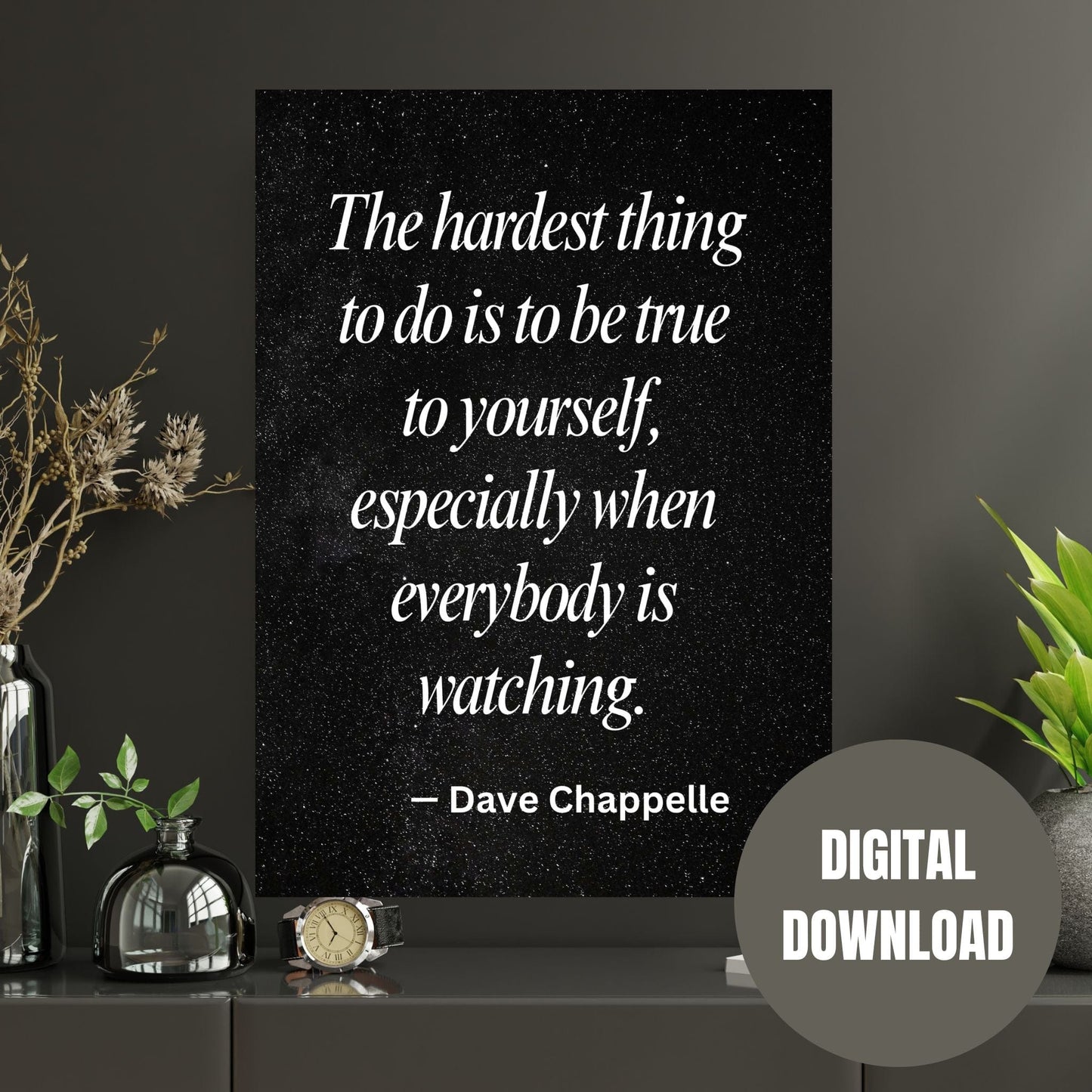 GigglesnGrins.US 5x7 Digital Download: The Hardest Thing Quote